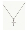 EMANUELE BICOCCHI STERLING SILVER DECORATED CROSS NECKLACE