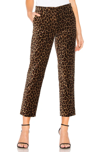 A.l.c Harrison Leopard-print Straight-leg Pants In Animal