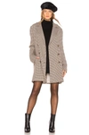 L'ACADEMIE L'ACADEMIE THE CLAIRE COAT IN BROWN.,LCDE-WO42
