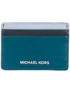 MICHAEL MICHAEL KORS MICHAEL MICHAEL KORS SMALL CARD WALLET - BLUE