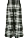 ALEXANDER WANG TARTAN CROPPED TROUSERS