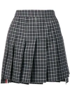 THOM BROWNE Thom Browne Tartan School Uniform Miniskirt - Farfetch