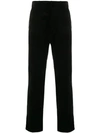 AMI ALEXANDRE MATTIUSSI AMI ALEXANDRE MATTIUSSI STRAIGHT FIT TROUSERS - 黑色