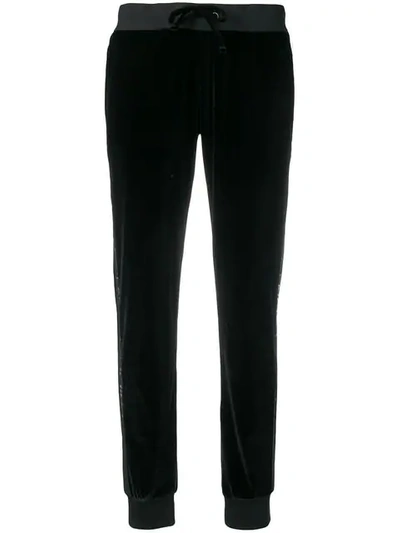 Philipp Plein Tapered Track Pants In Black