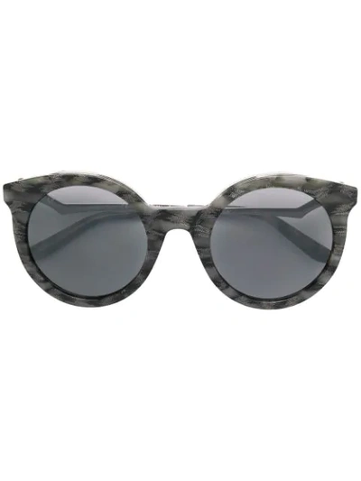 Cartier Trouserhère De  Trouseros-frame Sunglasses In Grey