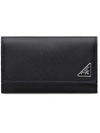 Prada Keyholder Wallet In Black