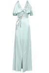 TEMPERLEY LONDON WOMAN EMBELLISHED SATIN GOWN MINT,GB 7668287965668032