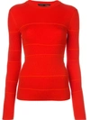 PROENZA SCHOULER SILK CASHMERE KNIT CREW NECK