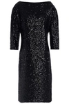 MILLY KIMBERLY SEQUINED MINI DRESS,3074457345619475897