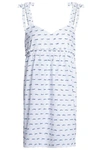 THREE J NYC BOW-DETAILED FIL COUPÉ COTTON NIGHTDRESS,3074457345619620183