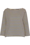 KAIN KAIN WOMAN AMELIA STRIPED STRETCH-MODAL TOP PASTEL YELLOW,3074457345619563723