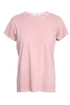 RAG & BONE RAG & BONE WOMAN SLUB PIMA COTTON-JERSEY T-SHIRT BLUSH,3074457345619626767