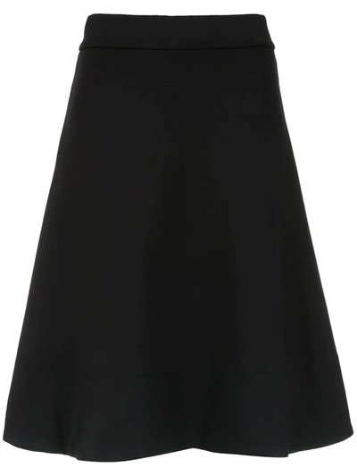 Amir Slama Flared Skirt - 黑色 In Black