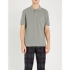 PS BY PAUL SMITH Zebra-embroidered cotton-piqué polo shirt
