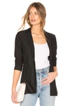 ABOUT US ABOUT US CARISSA PINSTRIPE BLAZER IN BLACK.,ABOR-WO19