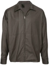 N.HOOLYWOOD N. HOOLYWOOD ZIP UP SHIRT - GREY