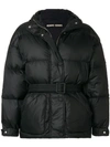 IENKI IENKI IENKI IENKI BELTED PADDED JACKET - BLACK