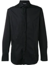 Neil Barrett Formal Shirt With Tie In Black