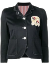 THOM BROWNE PATCH POCKETS GROSGRAIN SPORT COAT