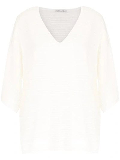 Alcaçuz Knit Gloss Blouse - 白色 In White
