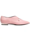 COLIAC COLIAC PEARL EMBELLISHED SHOES - PINK