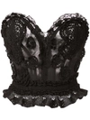 DOLCE & GABBANA BUSTIER STRUCTURED LACE TOP