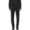 MONCLER BLACK POLAIRE TECHNIQUE WINDSTOPPER LOUNGE trousers