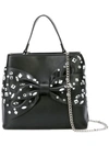 CHRISTIAN SIRIANO EMBELLISHED BOW TOTE BAG