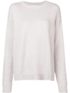 ALEXANDRA GOLOVANOFF ALEXANDRA GOLOVANOFF LONG-SLEEVE FITTED SWEATER - 中性色