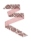 Fendi Ff Wrappy Scarf In Rose