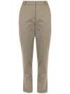 ANDREA MARQUES ANDREA MARQUES STRAIGHT TROUSERS - GREEN