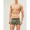 CALVIN KLEIN MONOGRAM REGULAR-FIT STRETCH-COTTON TRUNKS