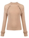 ALICE AND OLIVIA slit detail sweater