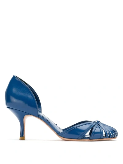 Sarah Chofakian Sarah Pumps In Blue