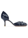 SARAH CHOFAKIAN LEATHER PUMPS