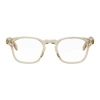 GARRETT LEIGHT GARRETT LEIGHT BEIGE THORNTON GLASSES