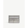 ALEXANDER MCQUEEN LEATHER METALLIC CARD HOLDER