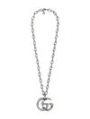 GUCCI CRYSTAL DOUBLE G NECKLACE