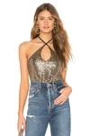 ABOUT US Dreah Sequin Tank,ABOR-WS133