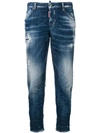 DSQUARED2 CROPPED JEANS