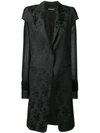 ANN DEMEULEMEESTER ANN DEMEULEMEESTER ROSALIA COAT - BLACK