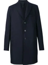 HARRIS WHARF LONDON HARRIS WHARF LONDON SINGLE-BREASTED COAT - BLUE