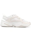 Nike M2k Tekno Leather And Neoprene Sneakers In White