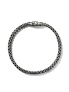 DAVID YURMAN STERLING SILVER BOX CHAIN BRACELET