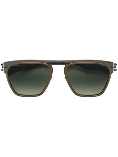 Ic! Berlin Square Shaped Sunglasses - 绿色 In Green