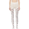 FENDI WHITE 'FEND MANIA' TIGHTS