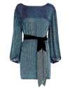 RETROFÉTE Grace Sequin Mini Dress,HL18-2040-TURQ