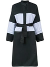 TOME BELTED CONTRAST SHIRT DRESS