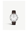 TISSOT T063.409.16.018.00 TRADITION STAINLESS STEEL AND LEATHER QUARTZ WATCH,757-10001-T0634091601800