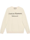GUCCI OVERSIZE SWEATSHIRT WITH CHATEAU MARMONT
